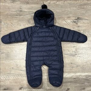Navy Blue Baby Snowsuit